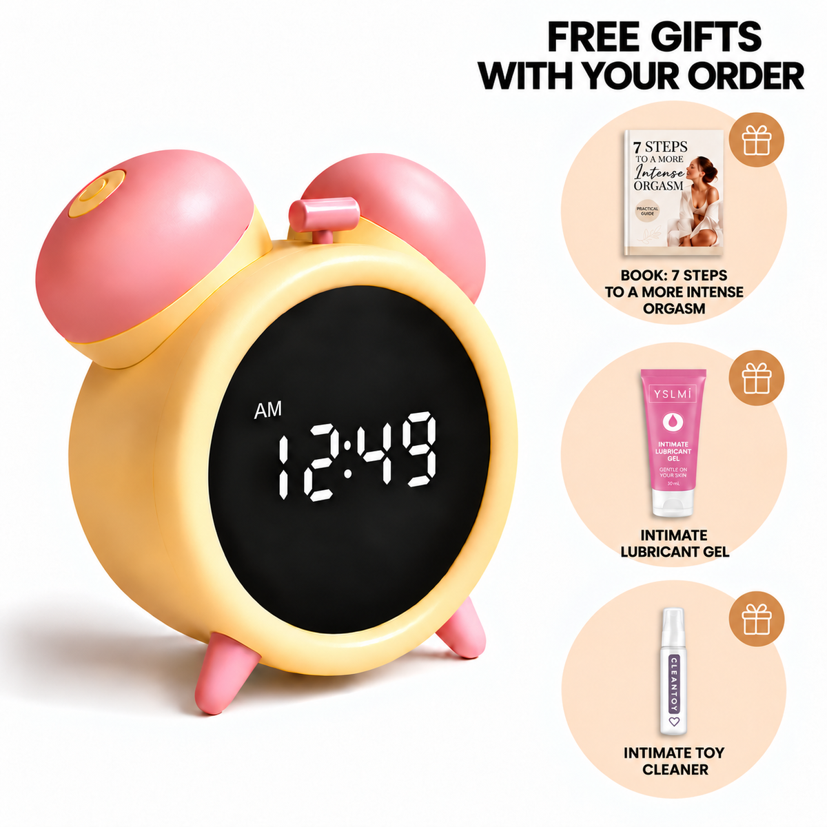 Secretya Secret Alarm Clock with three free gifts